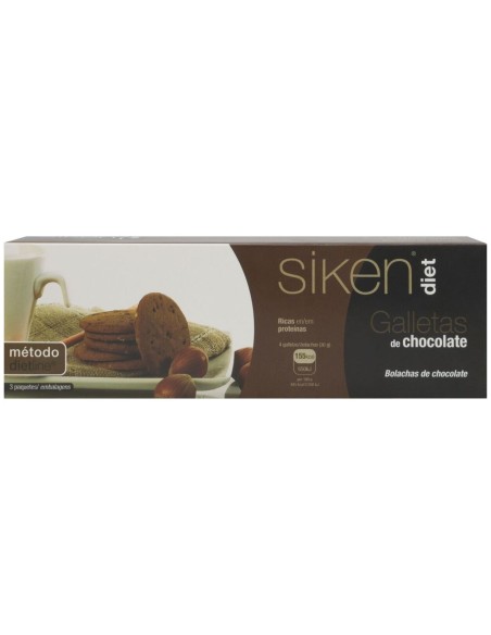 Siken Diet Galletas De Chocolate, 15 Uds