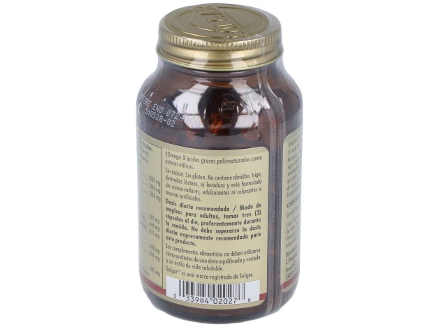 Solgar Omega 3-6-9 Pescado Lino Y Borraja 60...