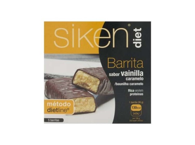 Sikendiet Barrita Vainilla Caramelo 5Uds
