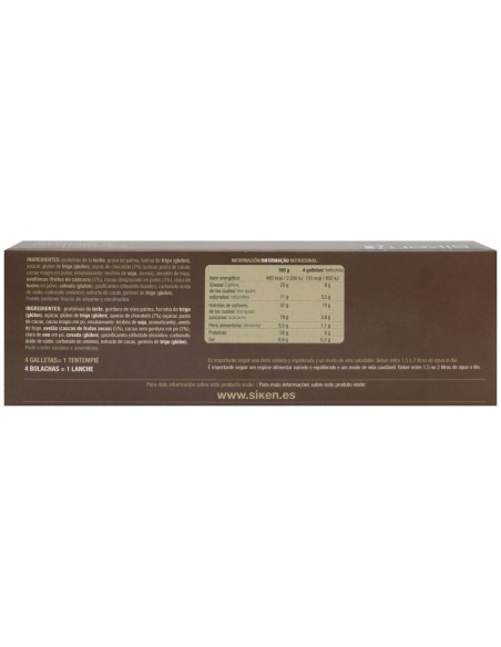 Siken Diet Galletas De Chocolate, 15 Uds