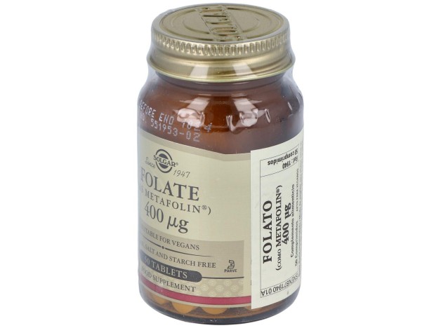 Solgar Folato Como Metafolin 400Mcg 50Comp