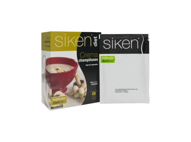 Siken Diet Crema De Champiñones, 7 Sobres