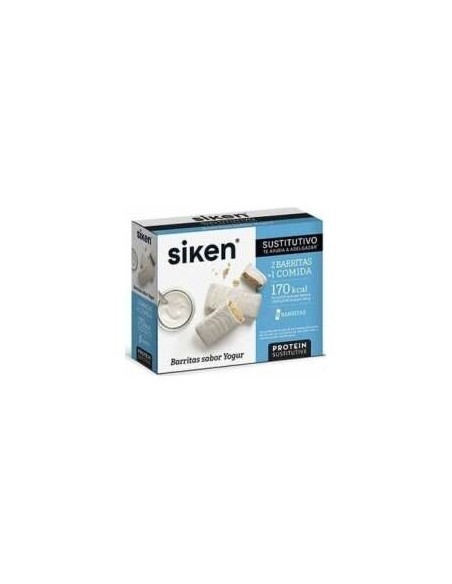 Siken Barritas Sustitutivas Sabor Yogur, 8 Uds