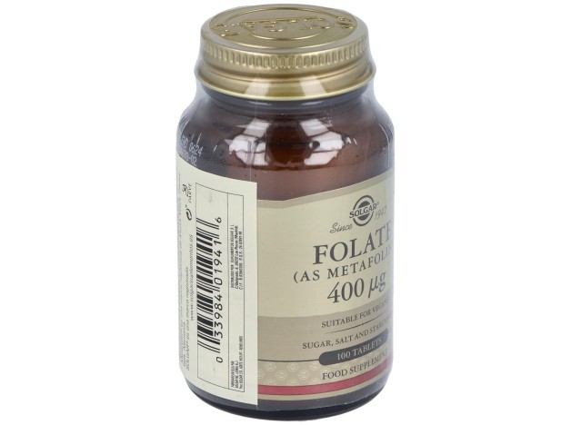 Solgar Folato Como Metafolin 400Mcg 100Comp