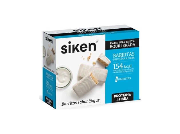Siken Barritas Sustitutivas Sabor Yogur, 8 Uds