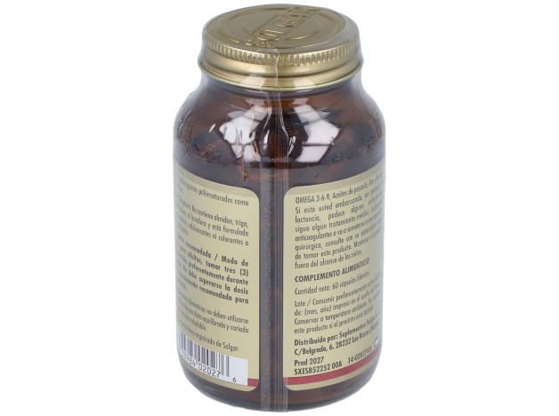 Solgar Omega 3-6-9 Pescado Lino Y Borraja 60...