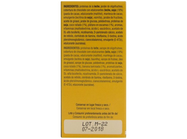 Siken Diet Barrita De Coco Con Banana, 5 Uds