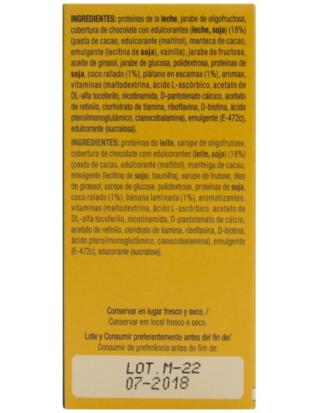 Siken Diet Barrita De Coco Con Banana, 5 Uds
