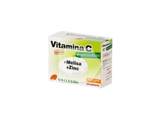 Vallesol Vit.C Melisa Zinc 24Comp.Masticable