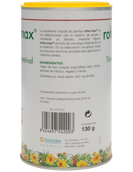 Roha-Max Tránsito Intestinal, 130 G