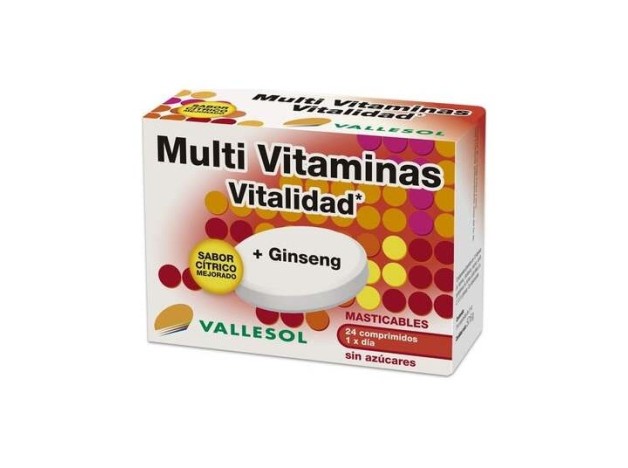 Vallesol Multi Vitaminas + Ginseng 24Caps
