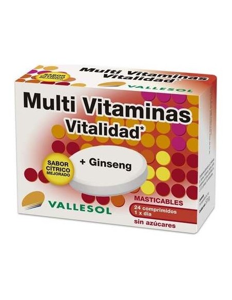 Vallesol Multi Vitaminas + Ginseng 24Caps