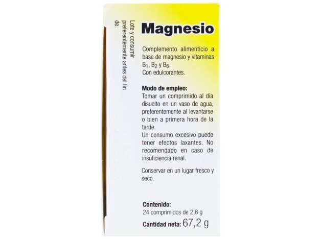 Vallesol Magnesio Y Vitaminas 24Comp Efervescentes