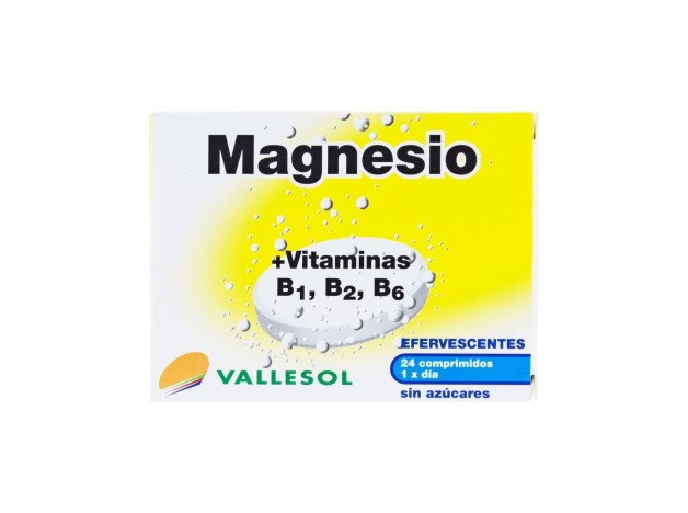 Vallesol Magnesio Y Vitaminas 24Comp Efervescentes