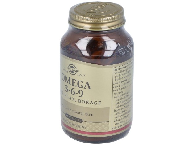 Solgar Omega 3-6-9 Pescado Lino Y Borraja 60...