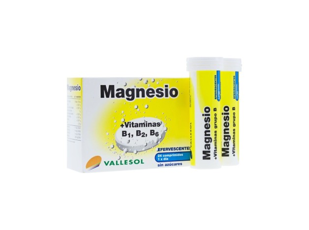 Vallesol Magnesio Y Vitaminas 24Comp Efervescentes
