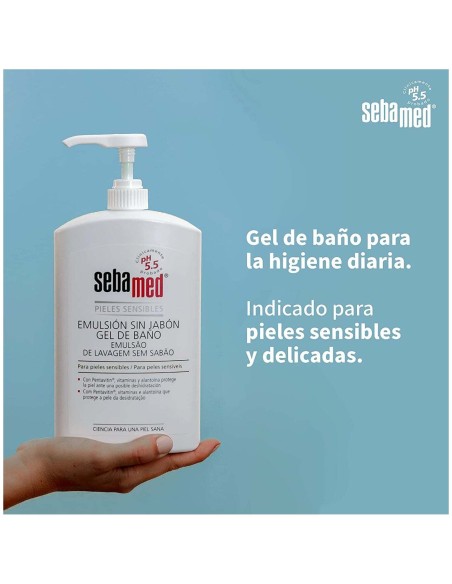 Emulsión Sin Jabón Gel De Baño 2 X 750 Ml