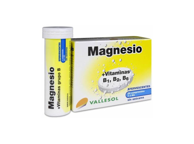 Vallesol Magnesio Y Vitaminas 24Comp Efervescentes