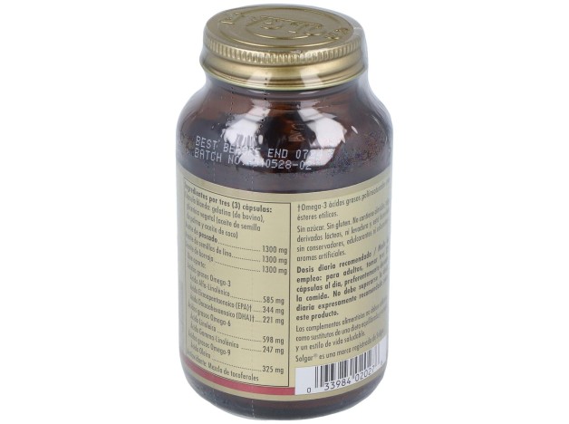 Solgar Omega 3-6-9 Pescado Lino Y Borraja 60...