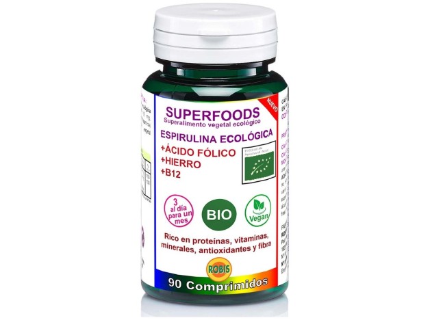 Robis Espirulina Eco + Acido Folico + Hierro +...