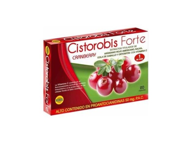 Robis Cistorobis Forte Cranberry 50Mg 20Caps
