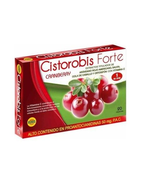 Robis Cistorobis Forte Cranberry 50Mg 20Caps