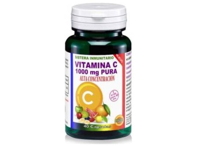 Vitamina C Pura 1000Mg. 40Cap.