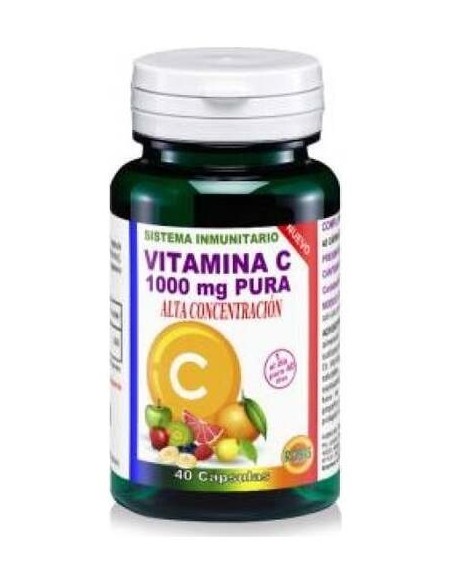 Vitamina C Pura 1000Mg. 40Cap.