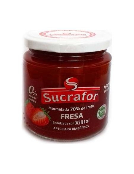 Mermelada De Fresa 70% Fruta 0% Azucar 260Gr.