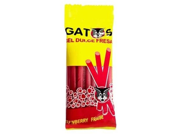 Saet Sweets Gatos Regaliz Fresa 80G