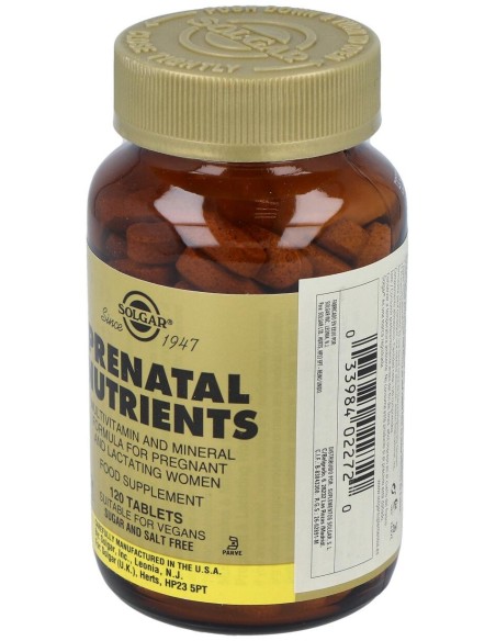 Nutrientes Prenatales 120Comp