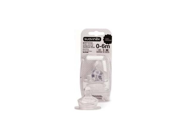 Suavinex Tetina Anatómica De Silicona Talla 1M,...
