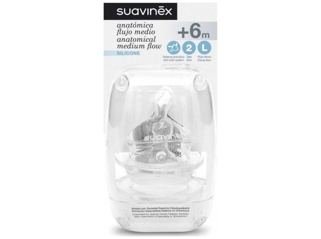Suavinex Tetina Anatómica De Silicona Talla 2...