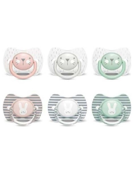 Suavinex Couture Chupete Fisiológico De Silicona 4-18 Meses, 1 Ud