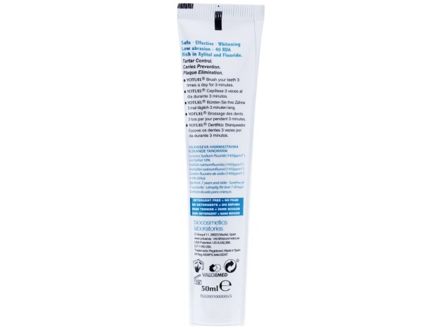 Yotuel Farma Menta Dentífrico Blanqueador, 50 Ml