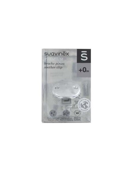 Broche Sujeta Chupe Pinza Redon Prem C/Cadena +0M
