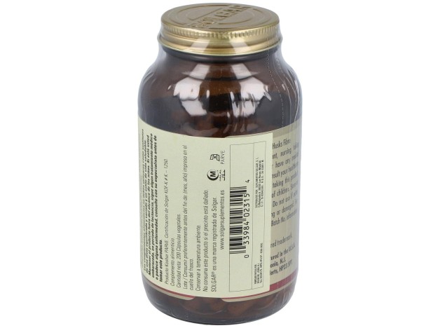 Solgar Fibra De Cáscara De Psyllium 500Mg 200Caps