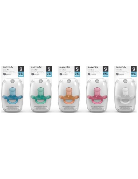 Suavinex® Chupete Anatómico Tetina Silicona 0-6 Meses 1Ud