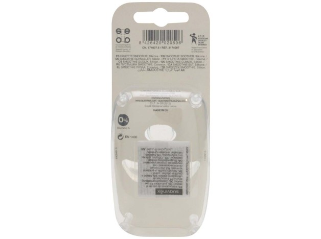 Suavinex® Chupete Anatómico Tetina Silicona 0-6...