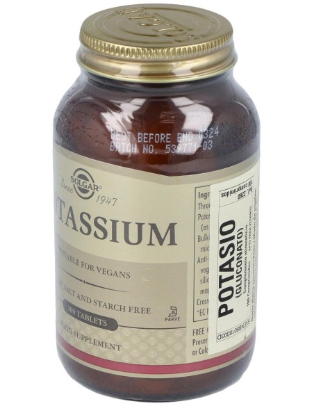 Gluconato De Potasio 99Mg.100Comp
