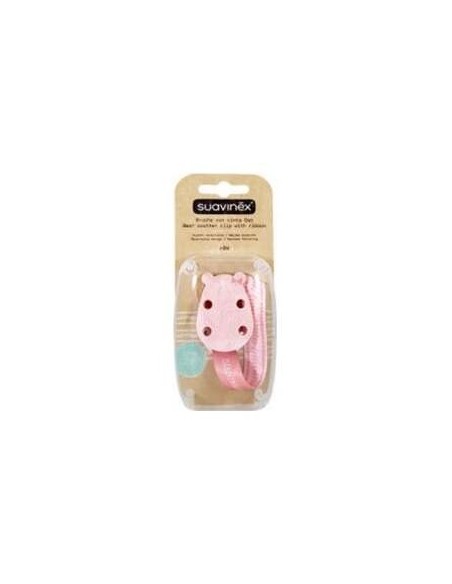 Suavinex Broche Pinza Con Cinta Conejo +0 Meses, 1 Unidad