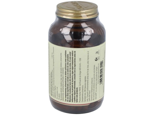 Solgar Fibra De Cáscara De Psyllium 500Mg 200Caps