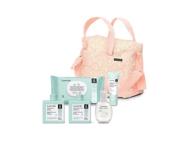 Suavinex Bolso Cosmética Bebé Rosa, 1 Unidad