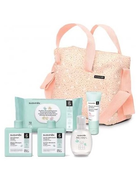 Suavinex Bolso Cosmética Bebé Rosa, 1 Unidad