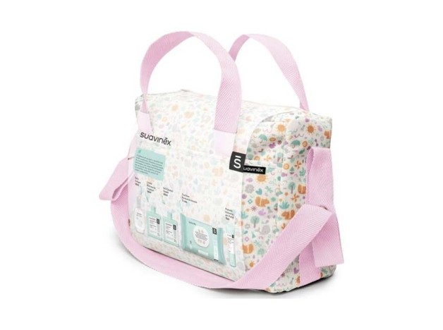 Suavinex Bolso Cosmética Bebé Rosa, 1 Unidad