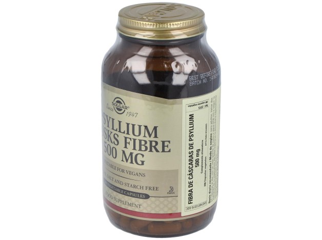 Solgar Fibra De Cáscara De Psyllium 500Mg 200Caps