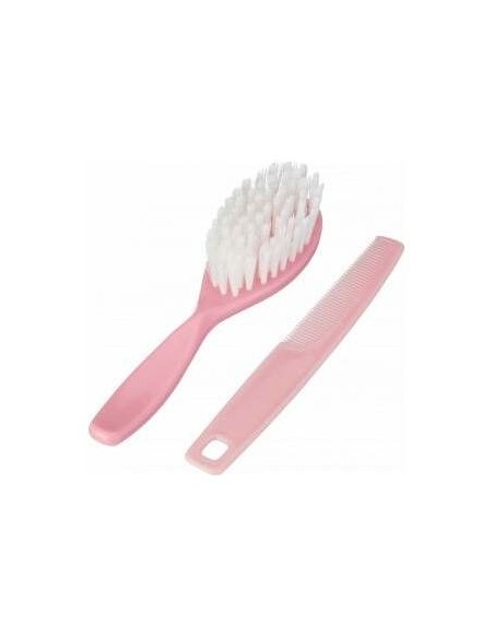Suavinex Set Cepillo-Peine Rosa, 1 Ud