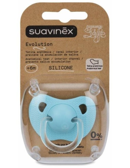 Suavinex Chupete Premium Bonhomia Anatómico Silicona 6-18M 1Ud