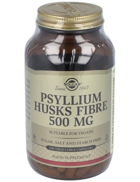 Solgar Fibra De Cáscara De Psyllium 500Mg 200Caps