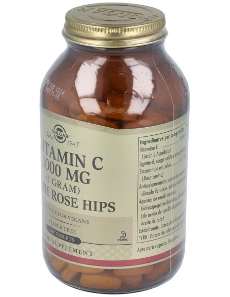 Solgar Vitamina C Con Escaramujo 1000Mg 250Comp.